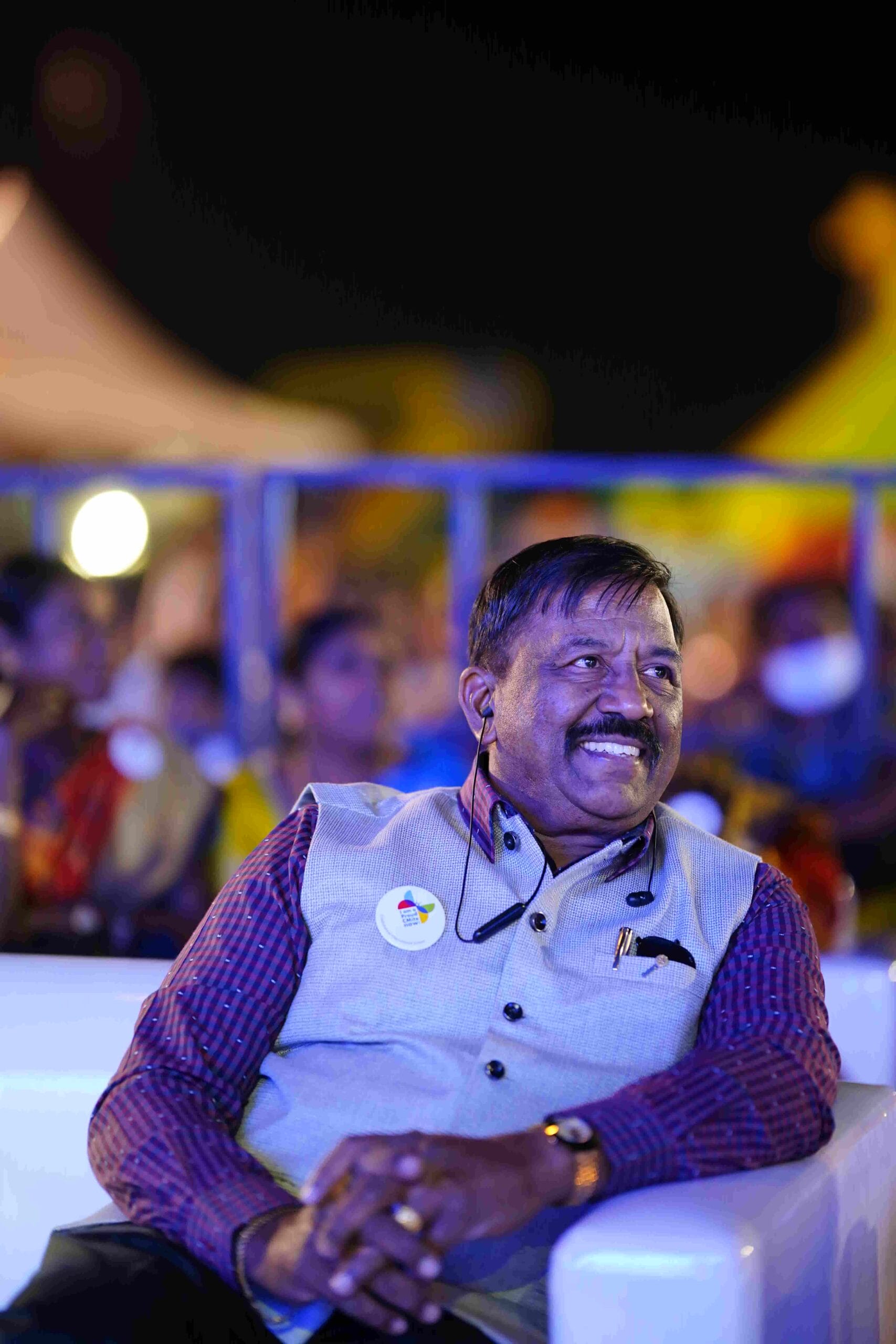 A happy delegate at the Rockid Fest by CMIS.