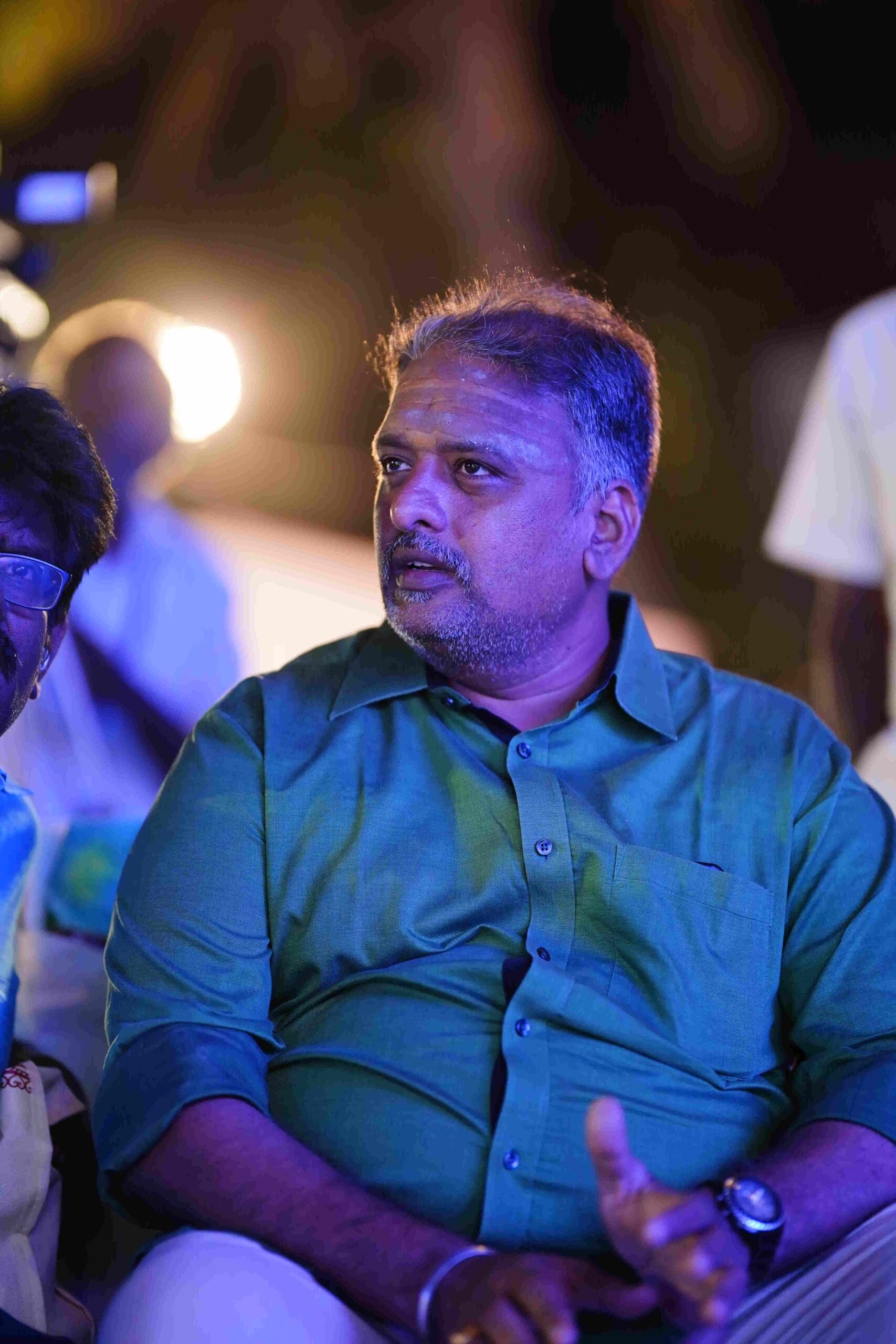 Close-up view of a parent at the fest by Chandramari International School, the top School in CBSE.